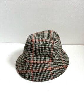 ICHI | Houndstooth Plaid Bucket Hat